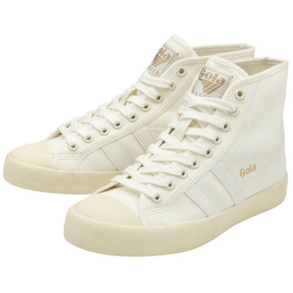 Gola Classics Coaster High Vegan Sneaker in Off-White Women’s Size 10 New In Box - Picture 4 of 12